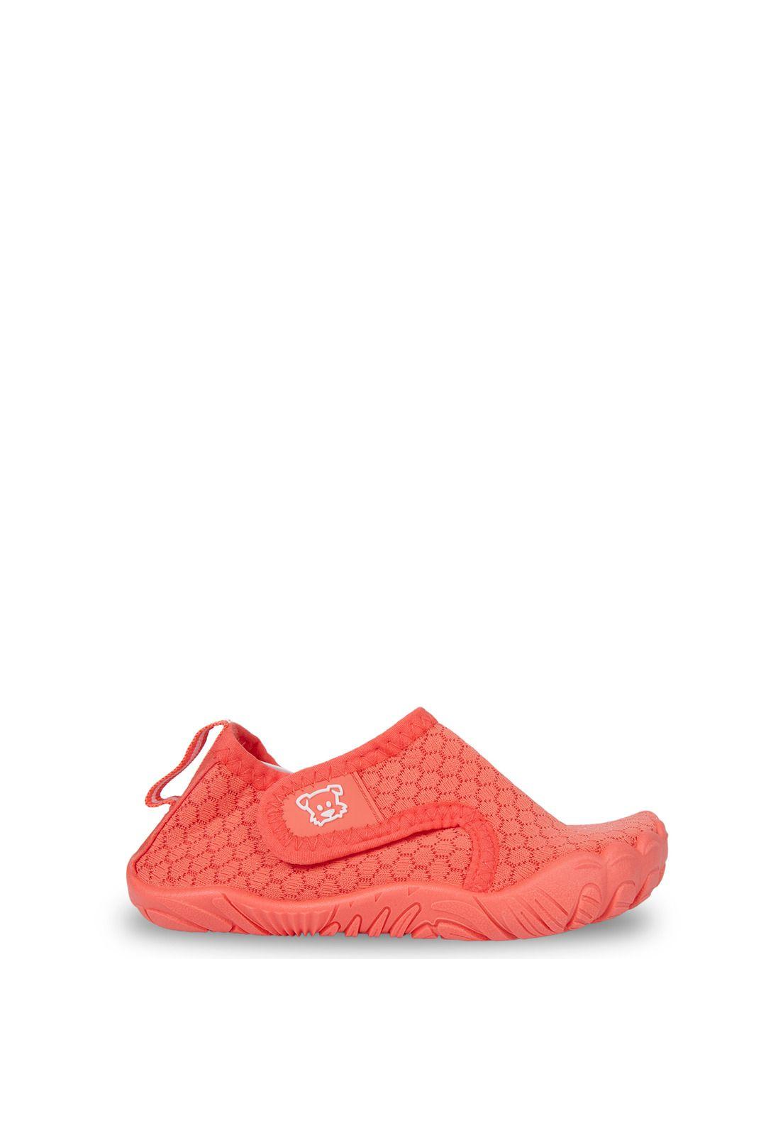 Zapatilla de Agua Bebé Niño con Velcro Naranjo Pillin-1