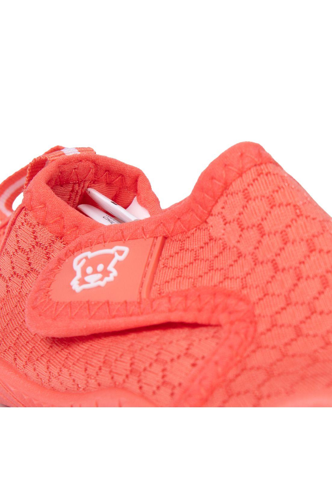 Zapatilla de Agua Bebé Niño con Velcro Naranjo Pillin-4