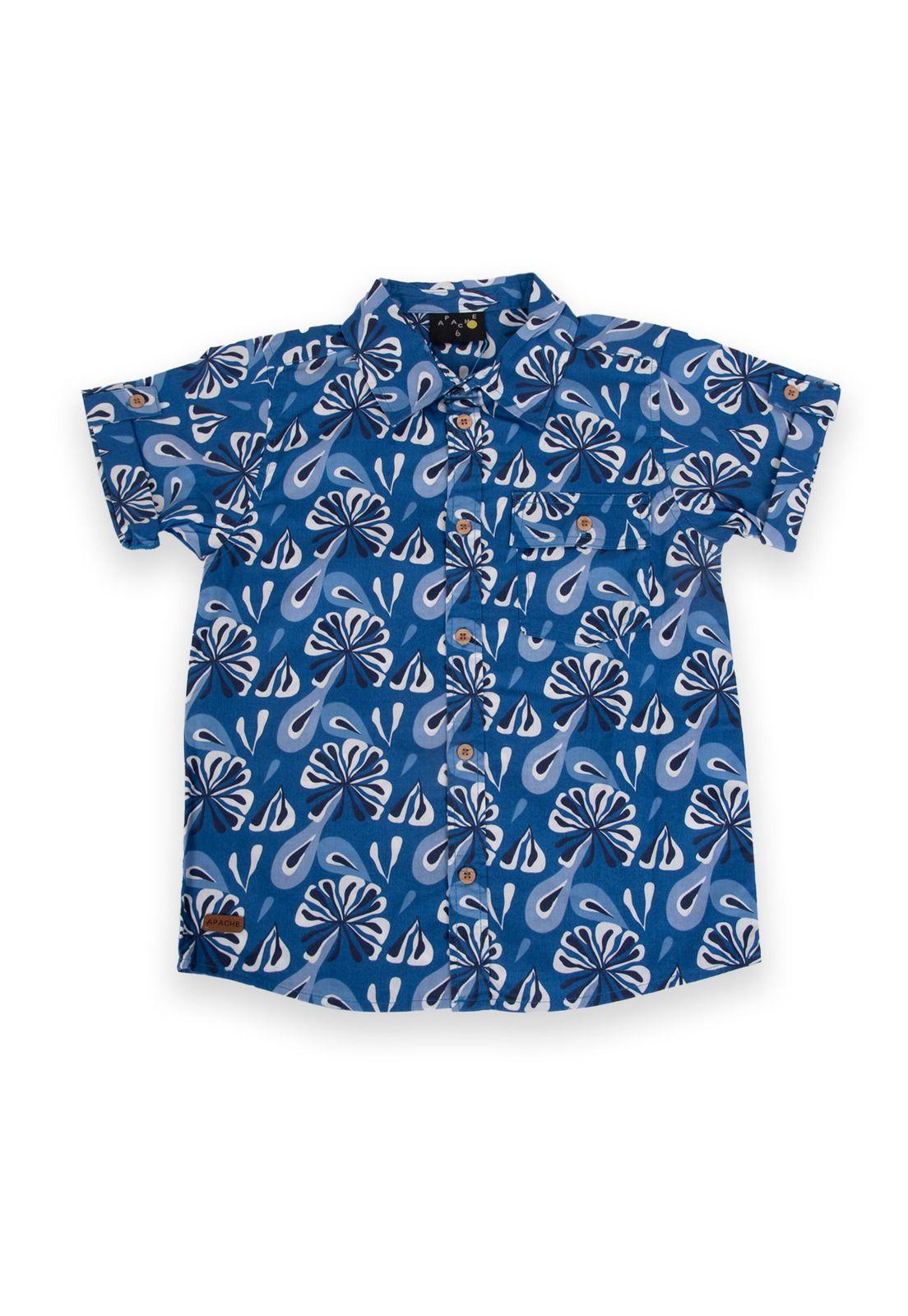 Camisa Niño Azul Pillin-0