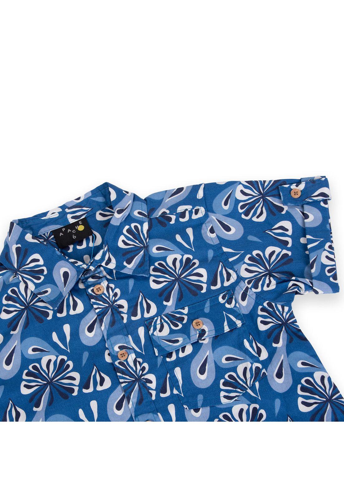 Camisa Niño Azul Pillin-1