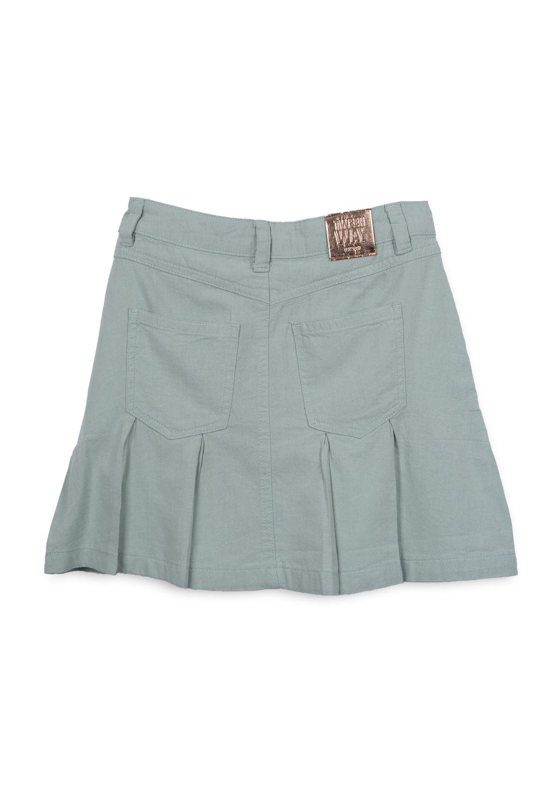 Falda Niña Verde Pillin-1