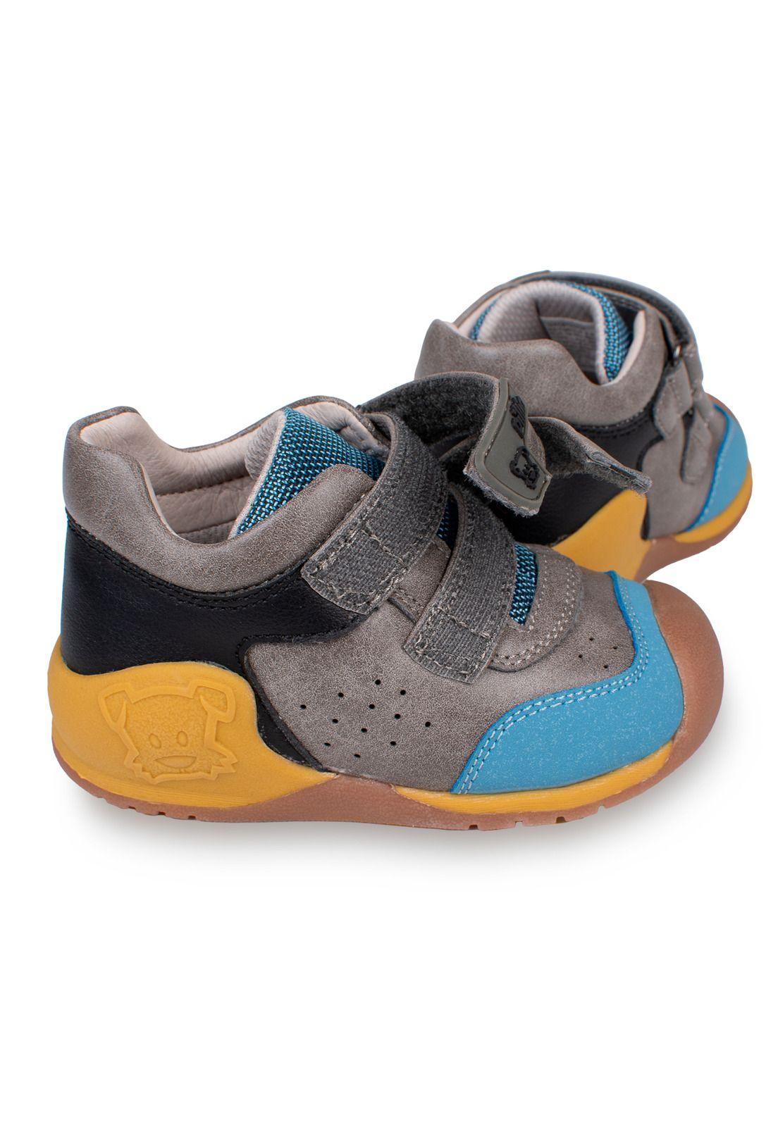 Zapato Clásico Niño Gris Pillin (PZD207-26GRI)-4