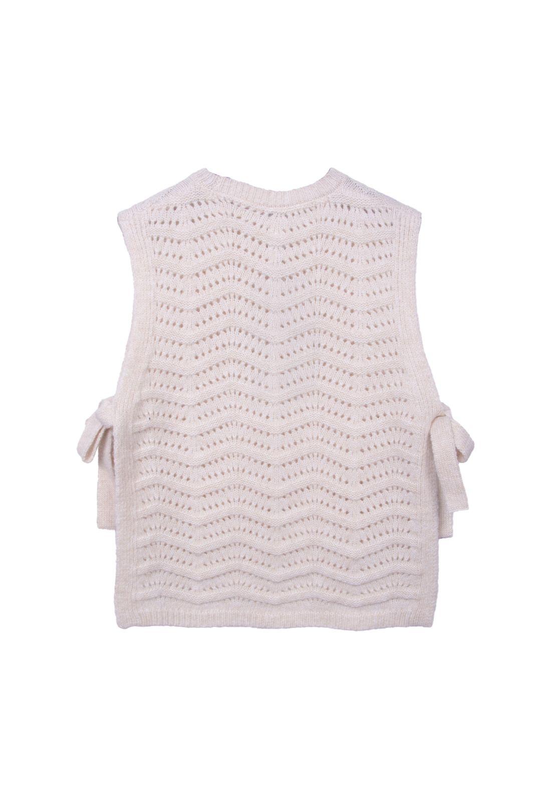 Chaleco  Blanco Niña Pillin (TVD902-26BEI)-1