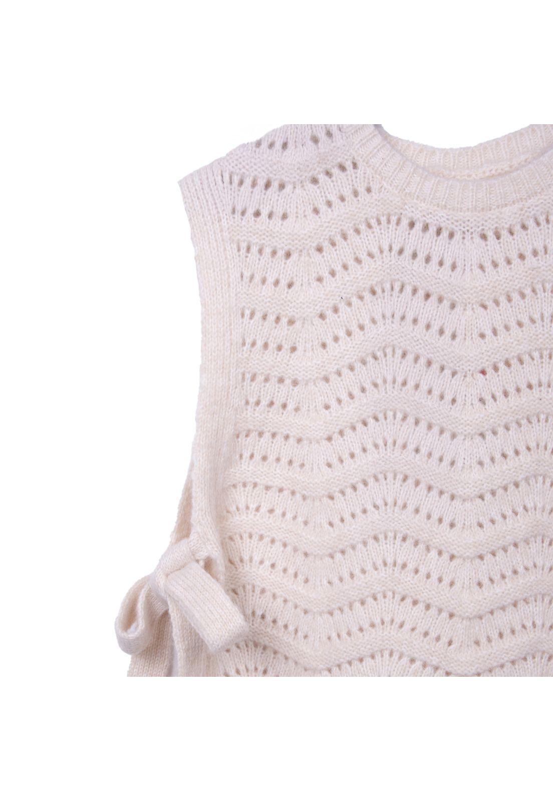 Chaleco  Blanco Niña Pillin (TVD902-26BEI)-2