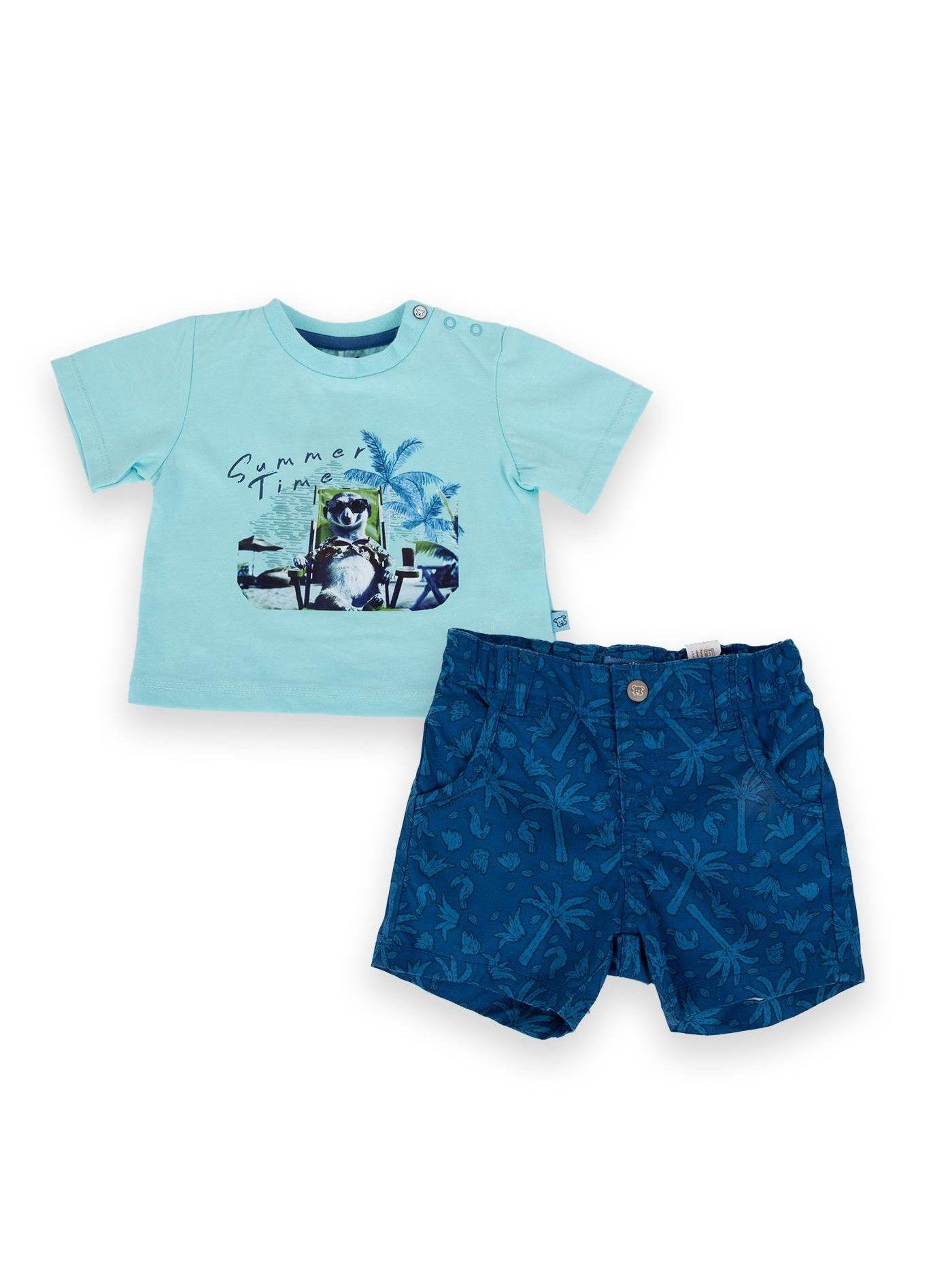 Conjunto Bebé Niño Turquesa Pillin (PVA821-24CAL)-2