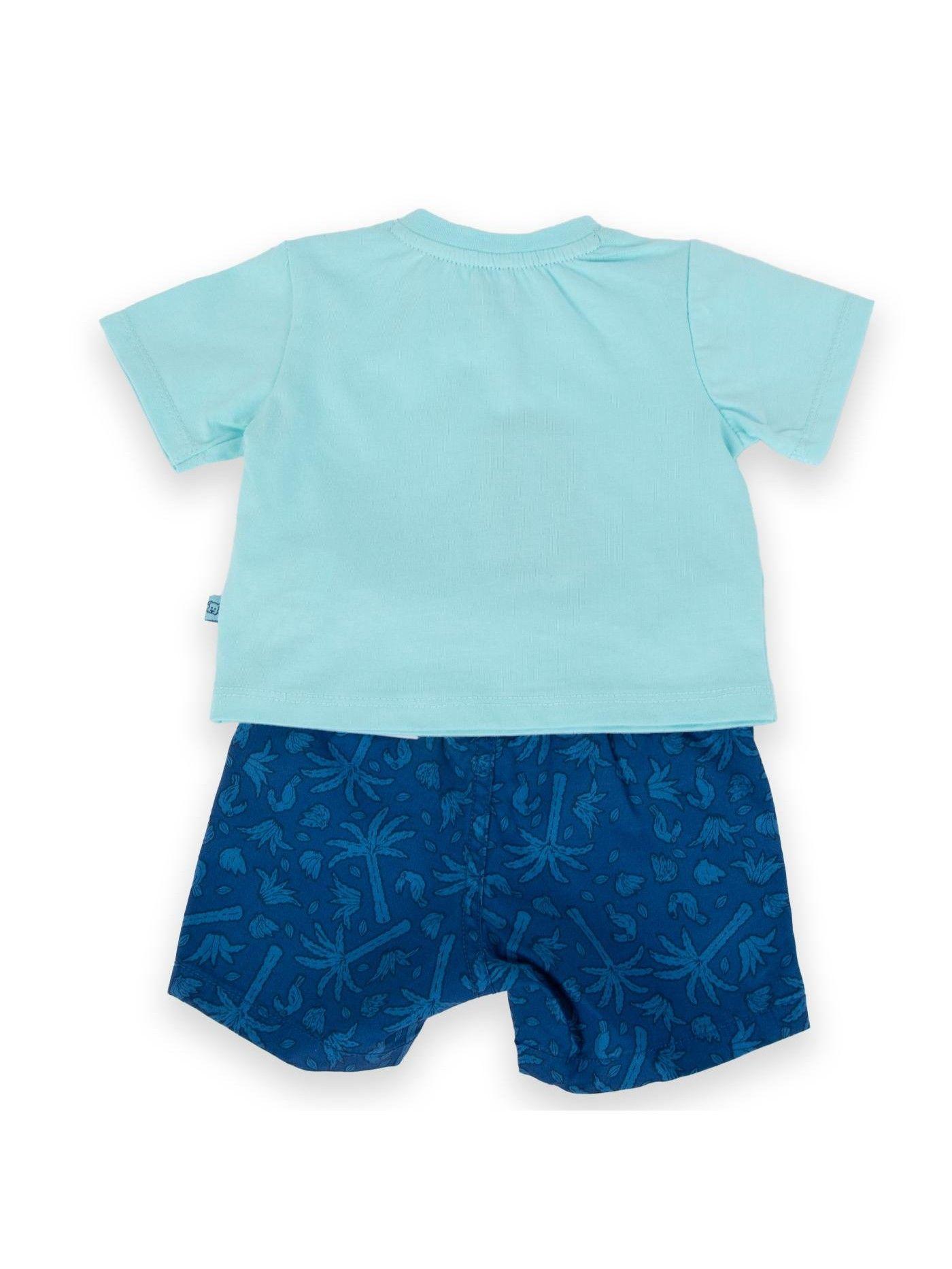Conjunto Bebé Niño Turquesa Pillin (PVA821-24CAL)-3