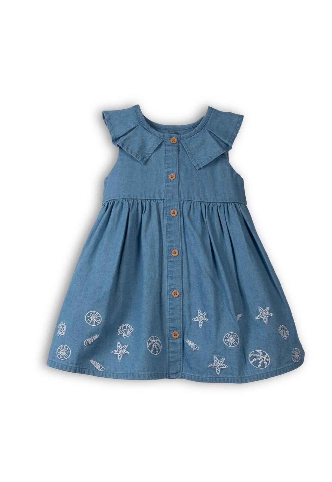Vestido  Niña Celeste Pillin (PVC740-25CEL)-1
