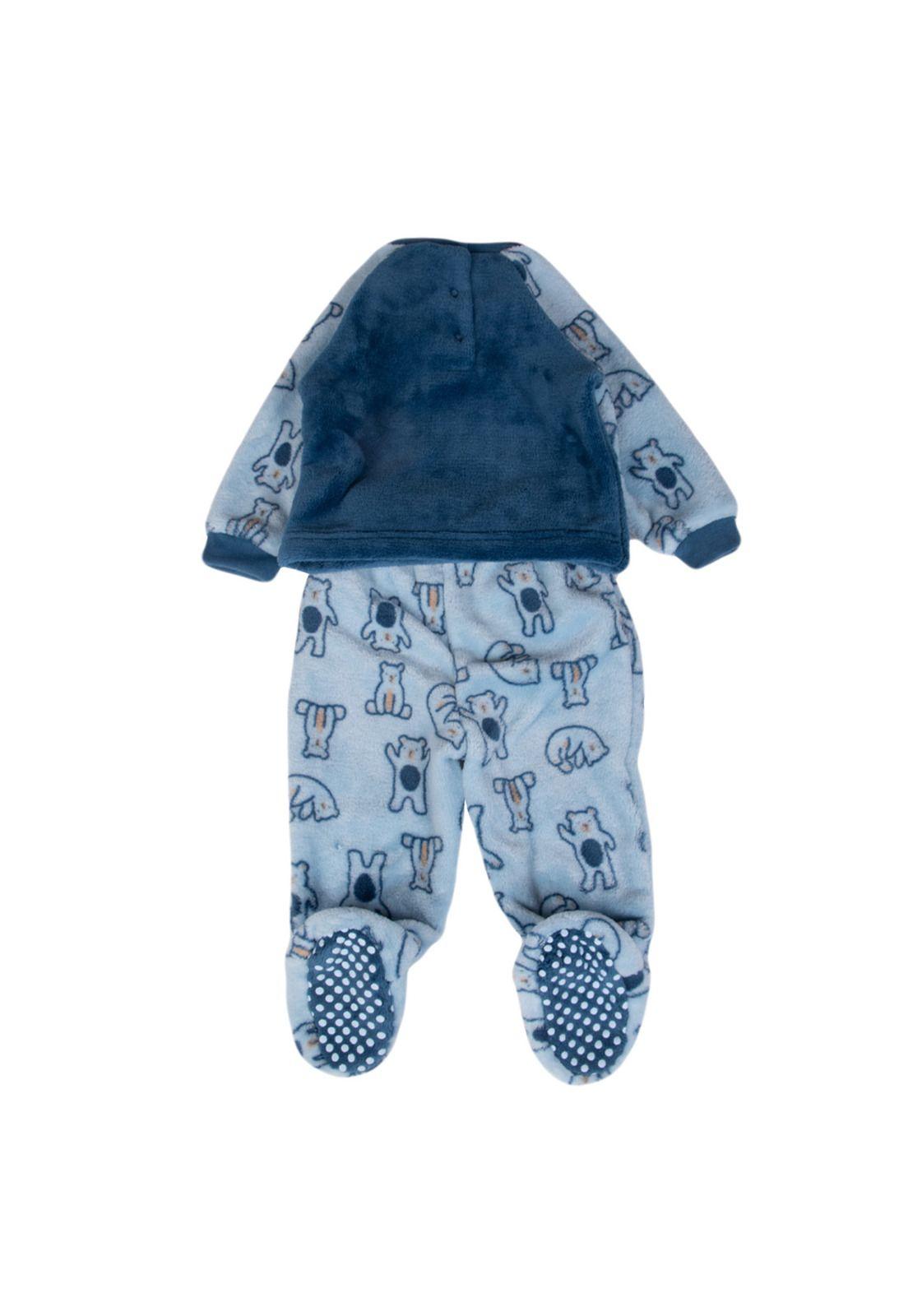 Pijama Bebe Azul Pillin (PVB412-25AZU )-3