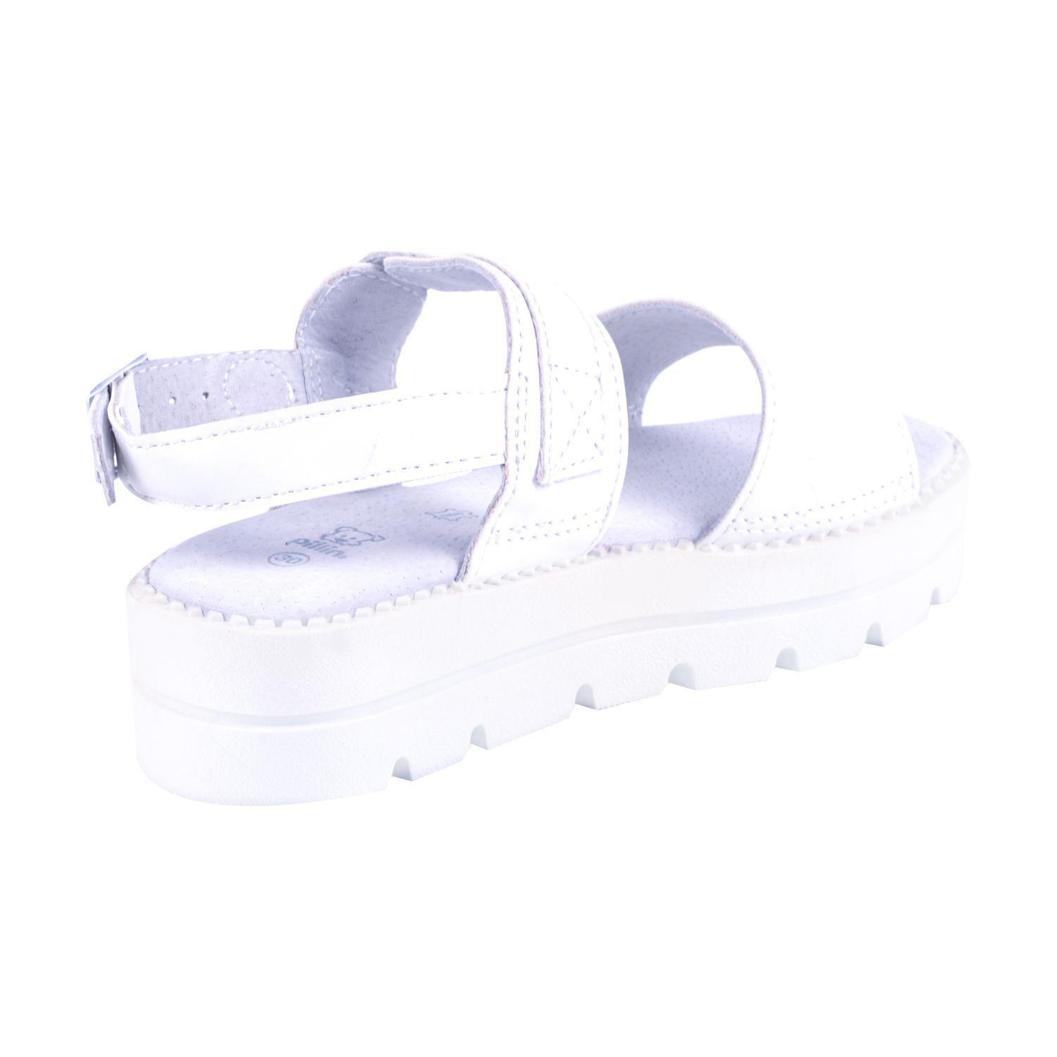 Sandalias Niña Blanco Pillin-3