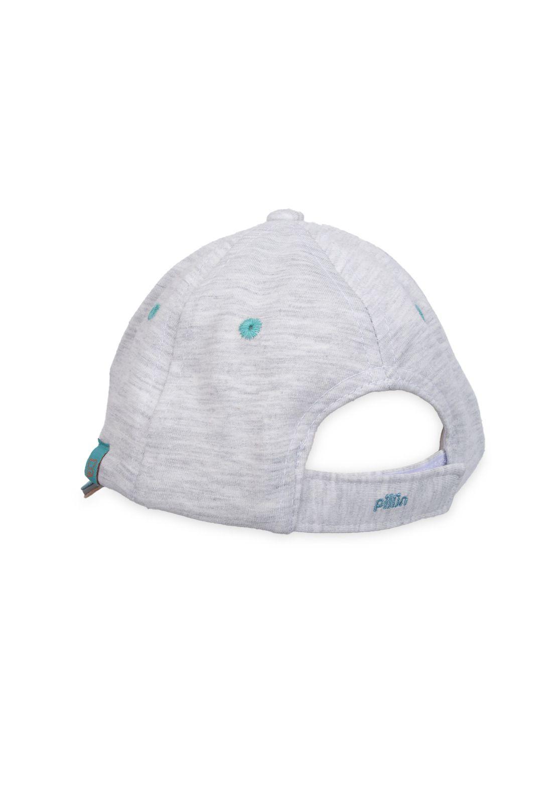 Gorro Bebé Niño Oso Gris Pillin-2