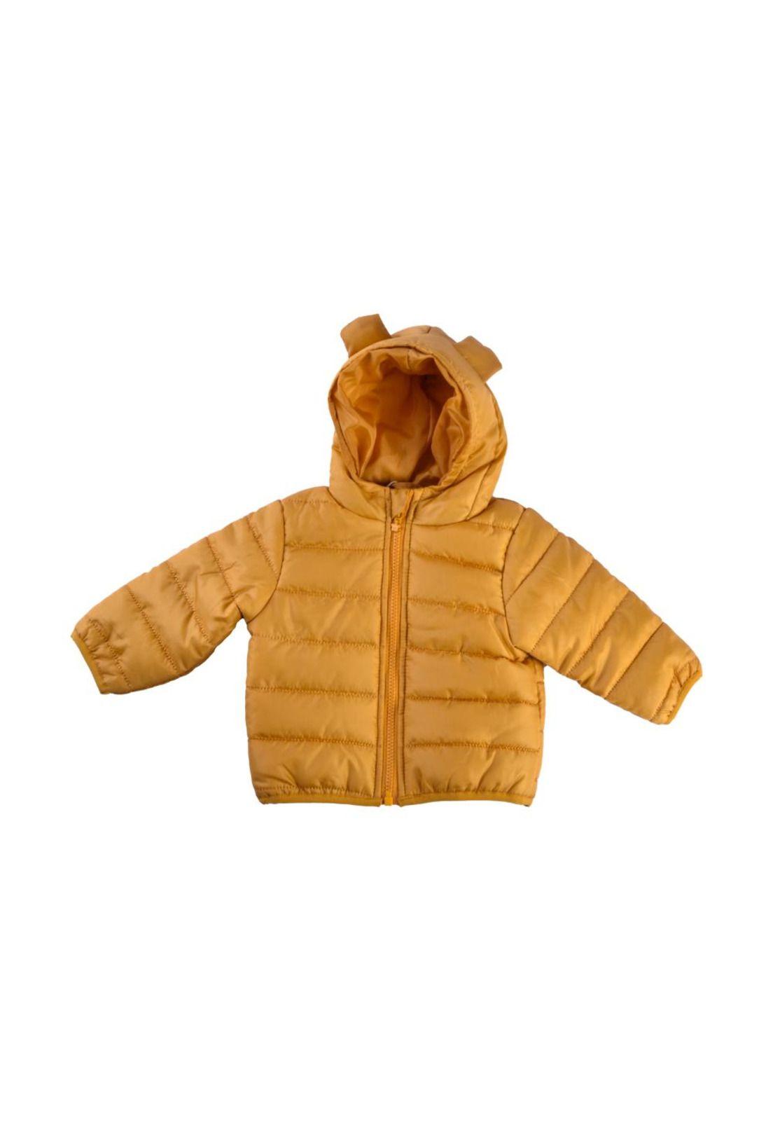 Parka Básica Bebé Niño Mostaza Pillin-0