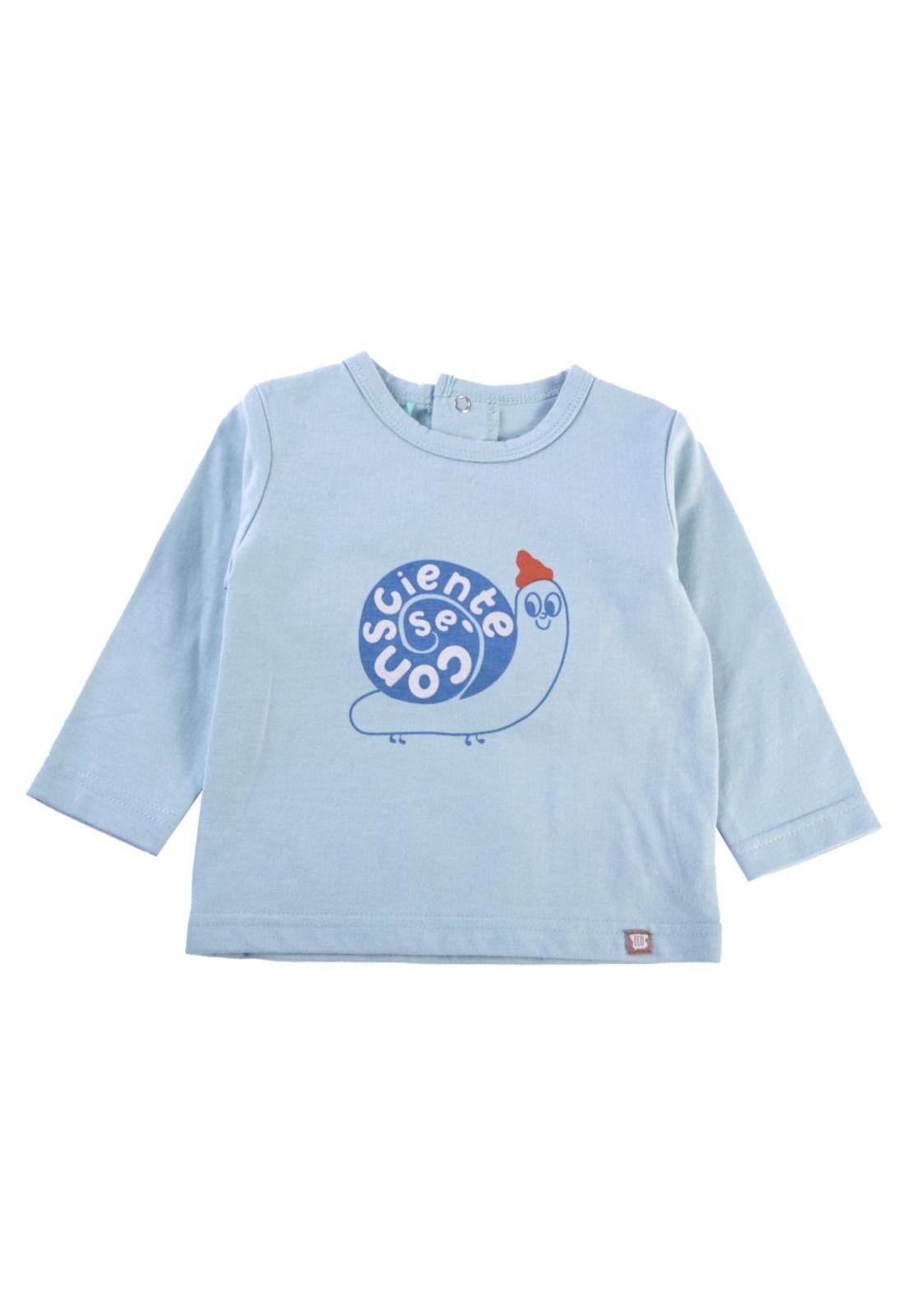 Polera Sustentable Bebé Niño Verde Pillin-0
