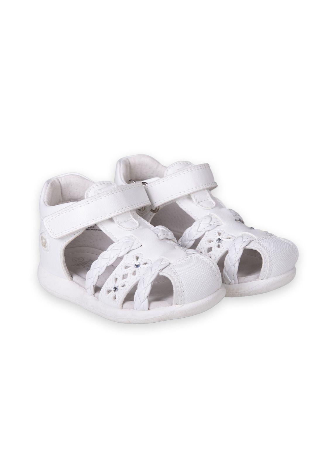 Sandalias Bebé Niña Blanco Pillin (PZC415-25BCO )-0