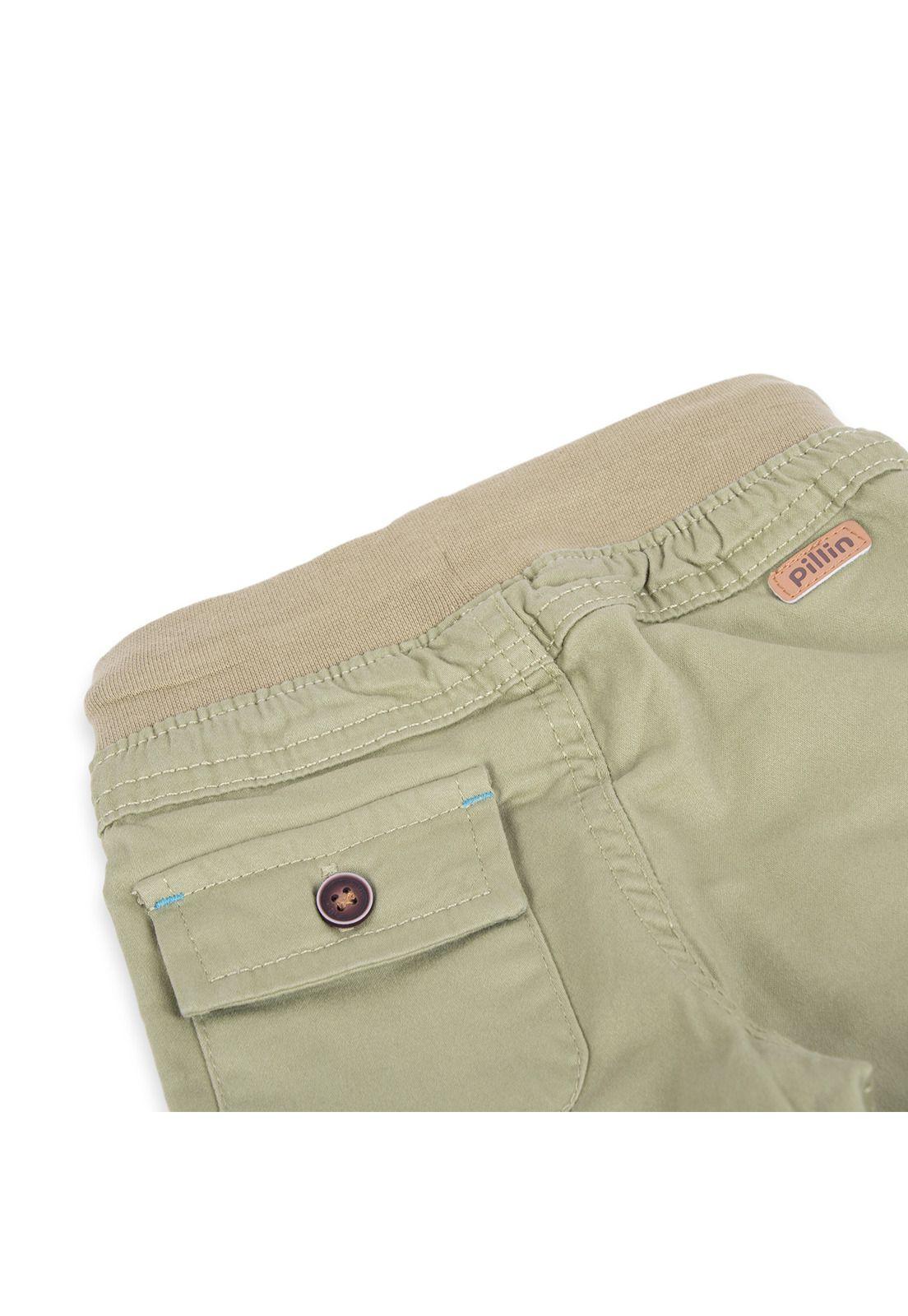 Pantalón Bebé Niño Verde Pillin (PVA802-24VER)-3