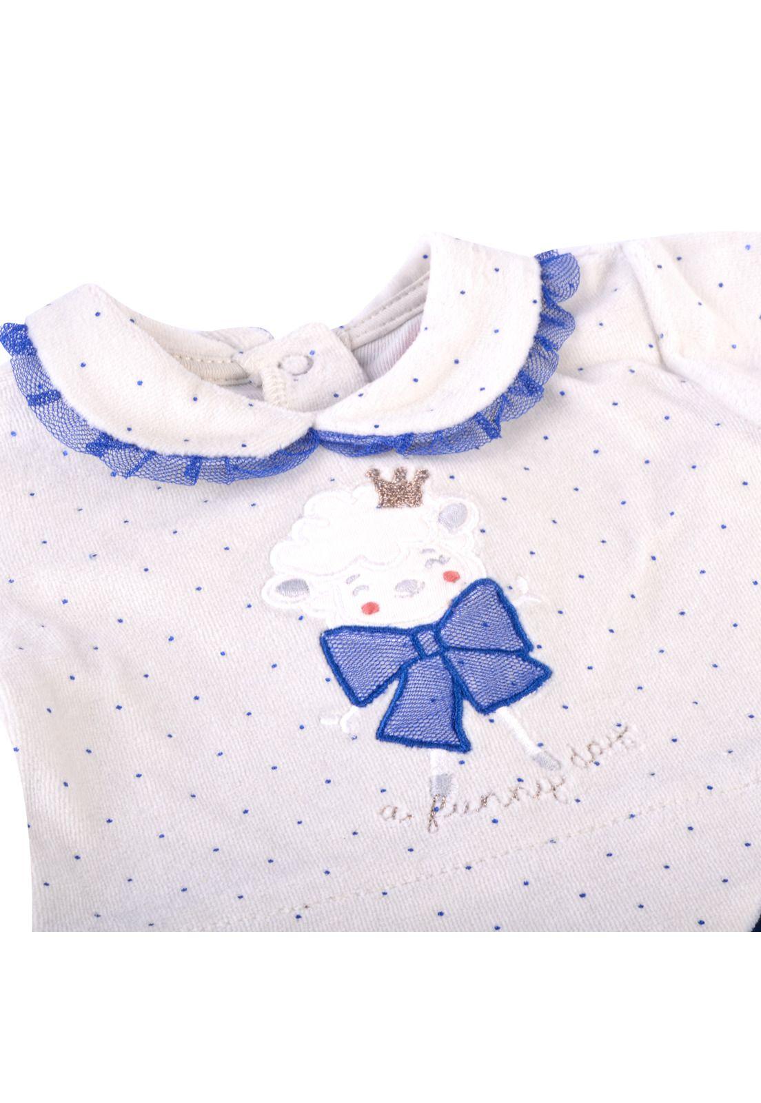 Osito Plush Bebé Niña Celeste Pillin-1