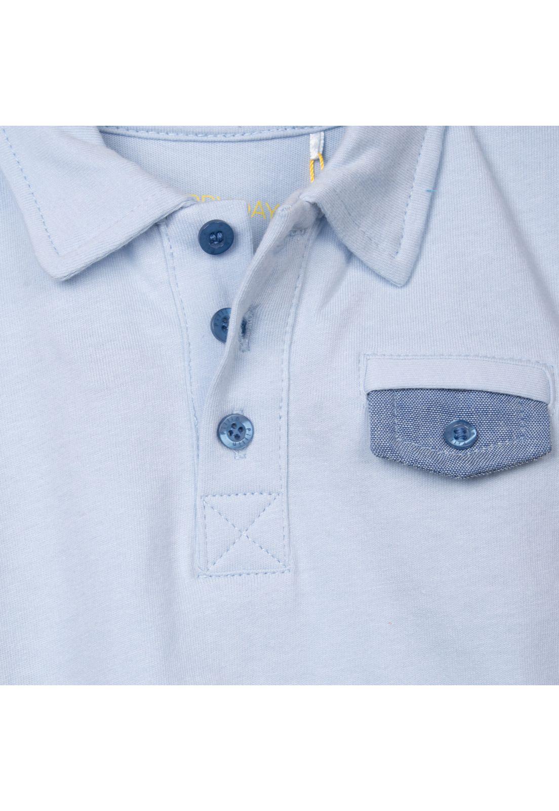 Polera  Niño Celeste Pillin (PVC601-25CEL3M)-1