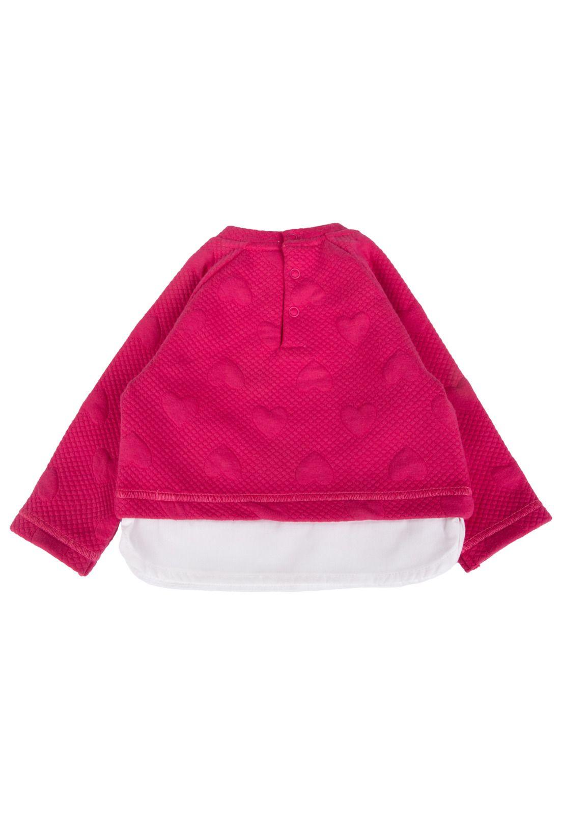 Polerón Bebe  Rosado Pillin ( PVB517-25FUC )-2