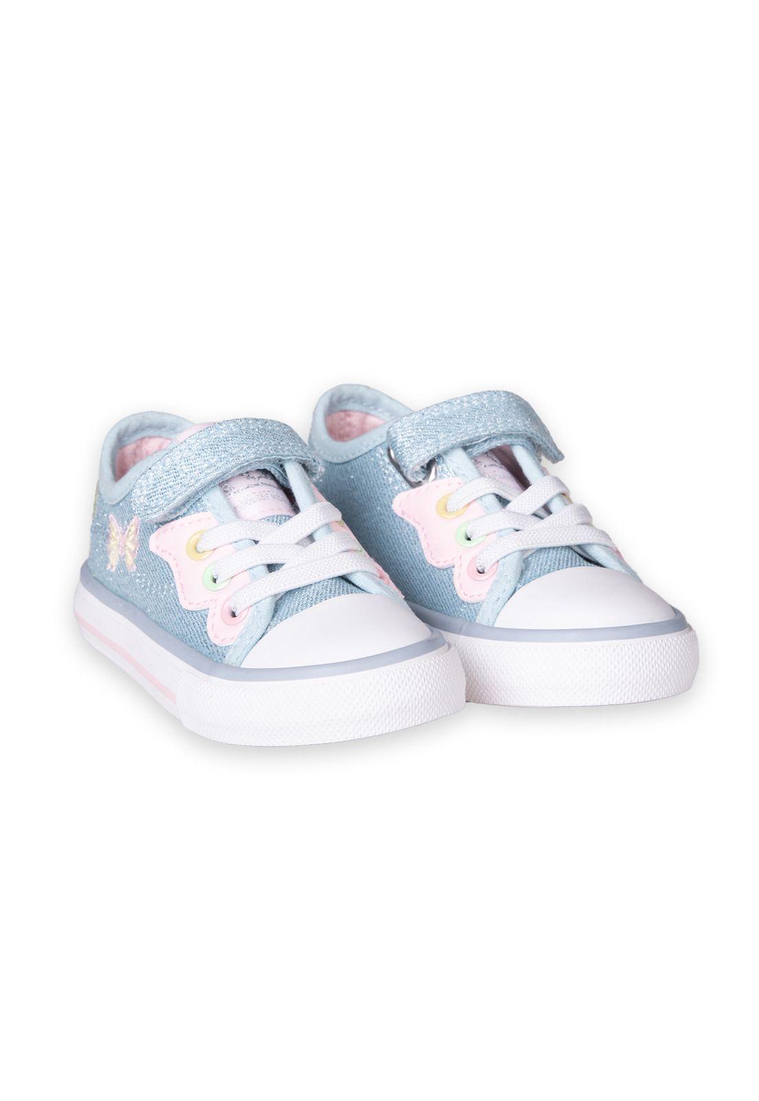 Zapatillas Bebé Niña Celeste Pillin (PZC501-25CEL )-0