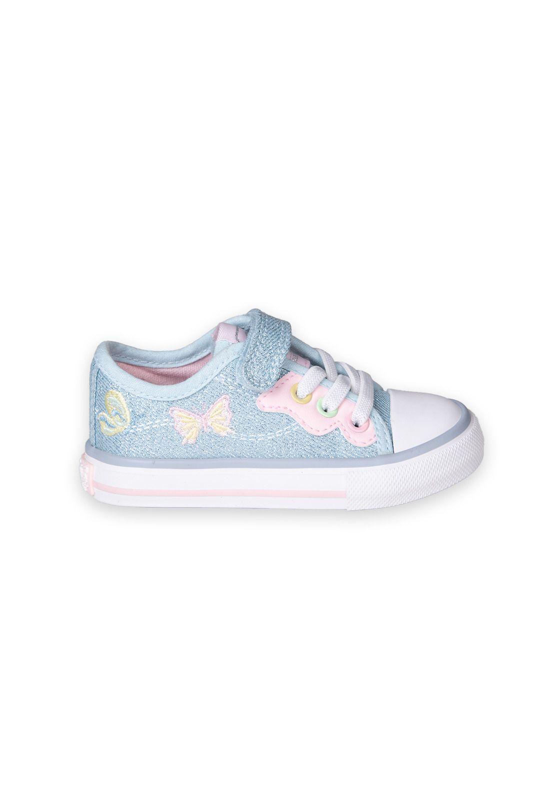 Zapatillas Bebé Niña Celeste Pillin (PZC501-25CEL )-1