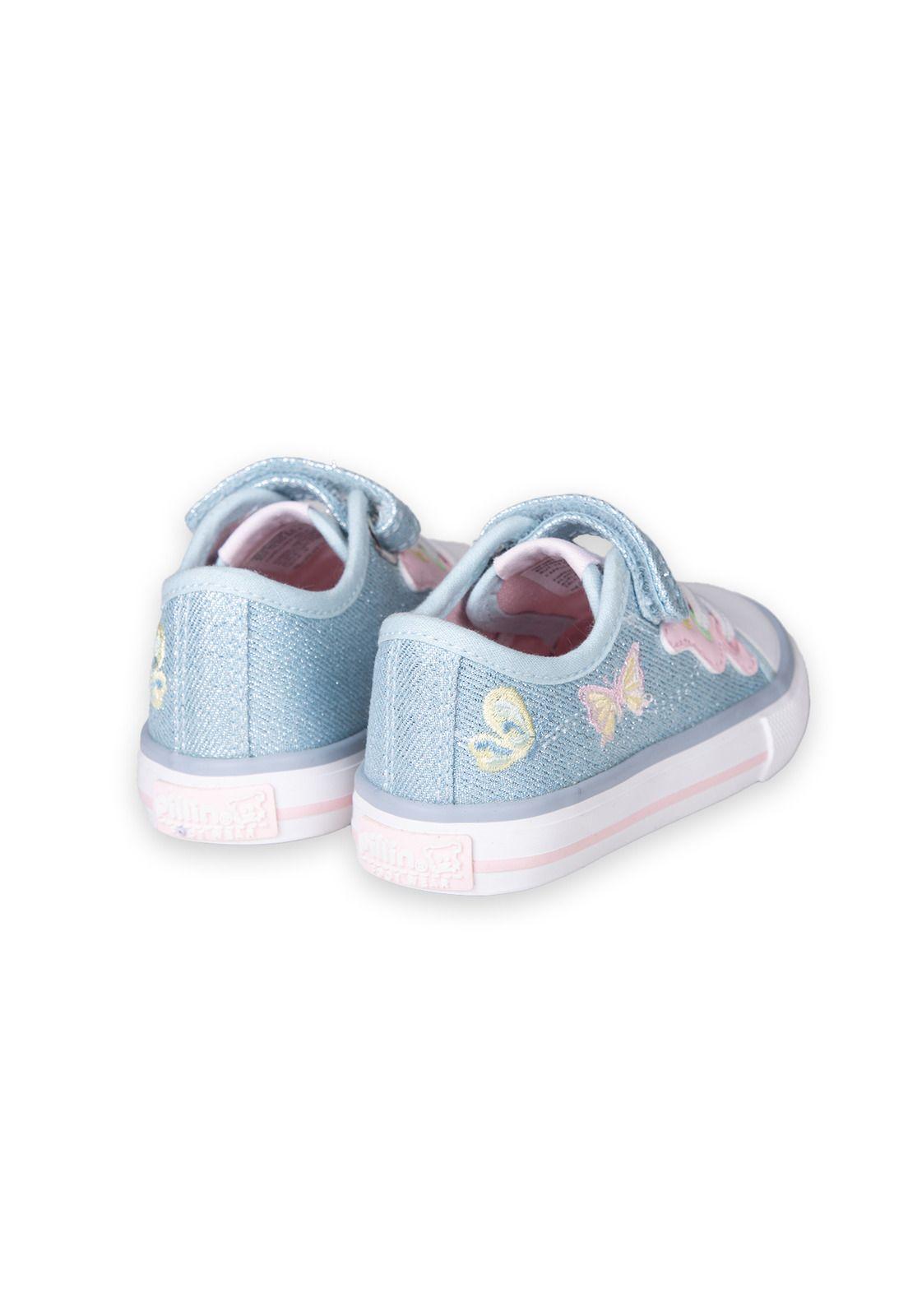 Zapatillas Bebé Niña Celeste Pillin (PZC501-25CEL )-2