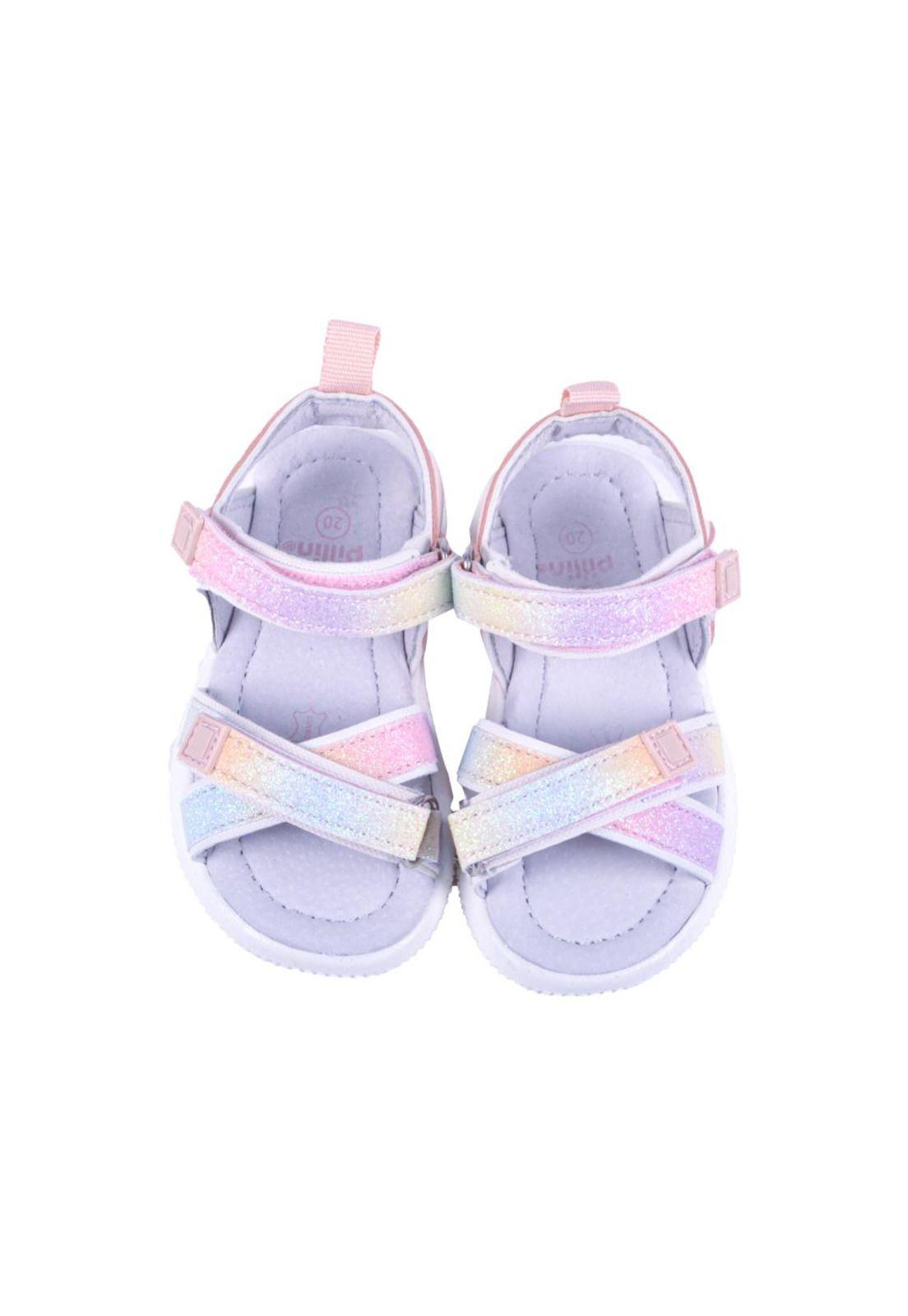 Sandalias Bebe Niña Palo rosa Pillin-1