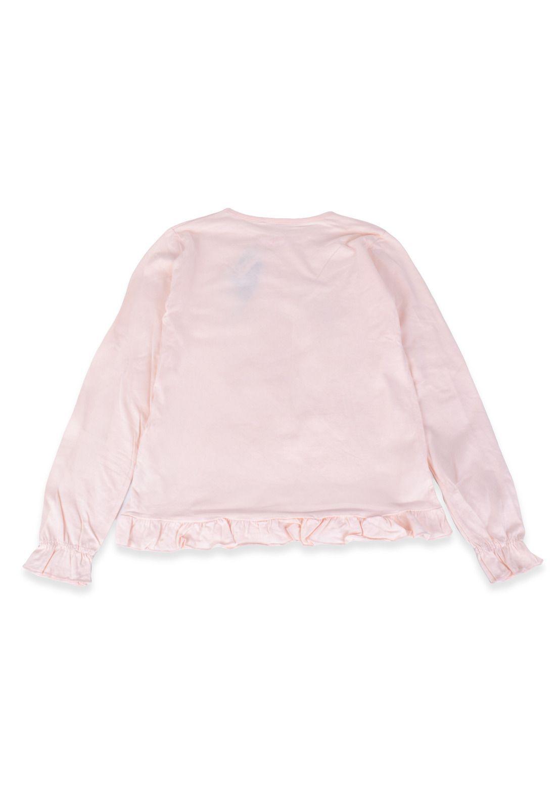 Polera Manga Larga Niña Damasco Pillin-3
