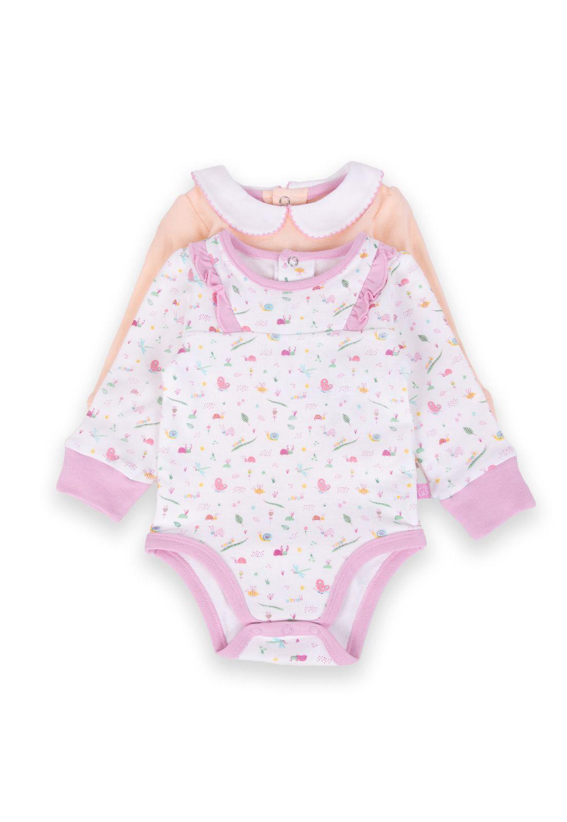 Body Bebé Niña Multicolor Pillin-1