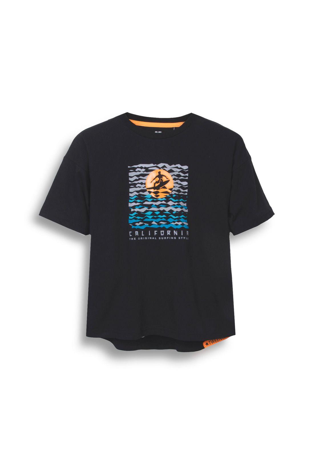 Polera Niño Negro Pillin (TVC620-25NEG)-1