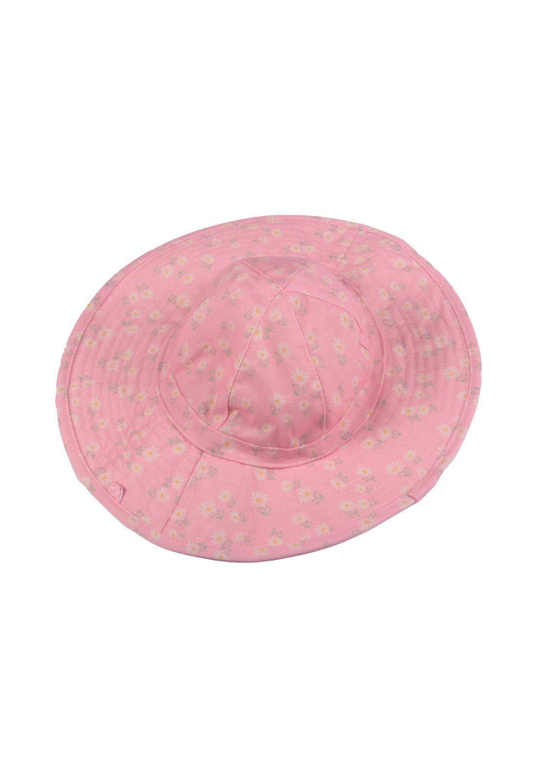 Gorro Bebe Niña Rosado Pillín-2