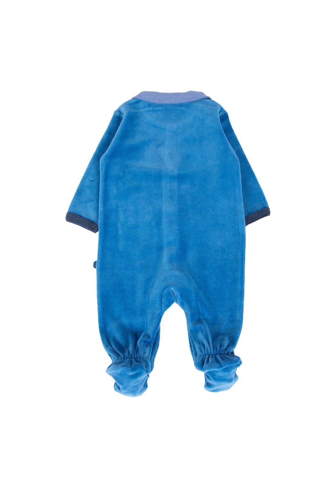 Osito Bebe  Azul Pillin ( PVB316-25AZL )-3