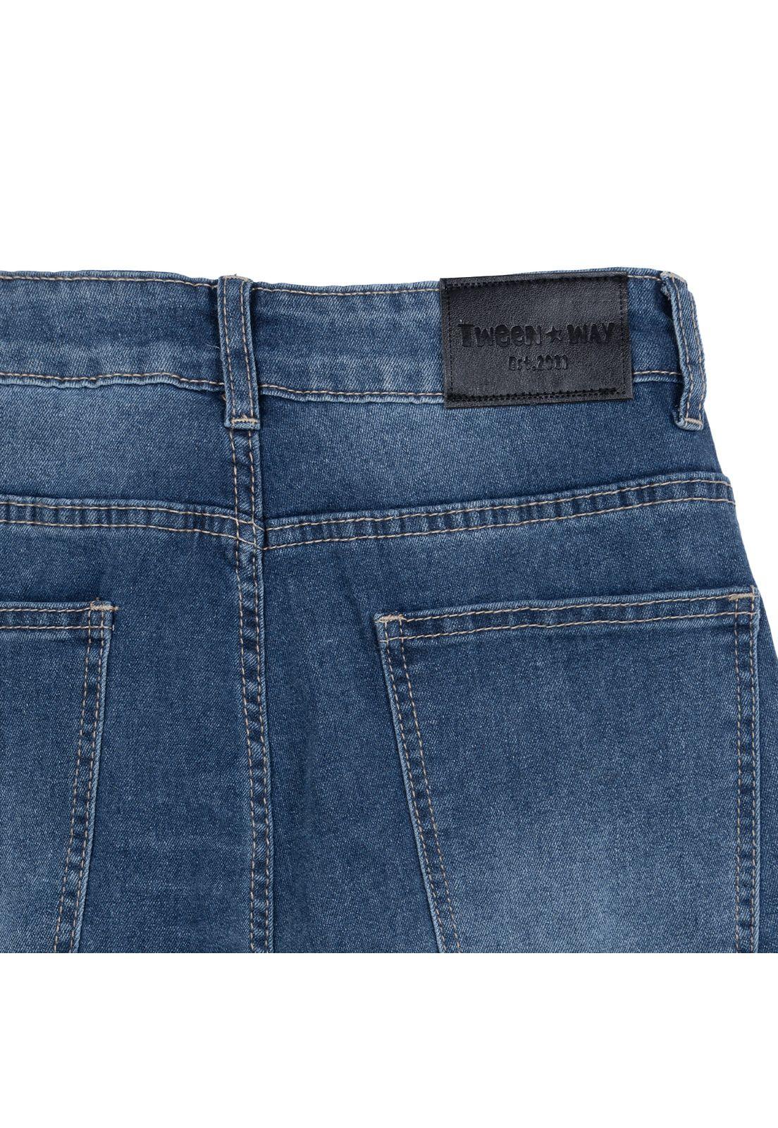 Jeans Niño Cargo Azul Pillin-3
