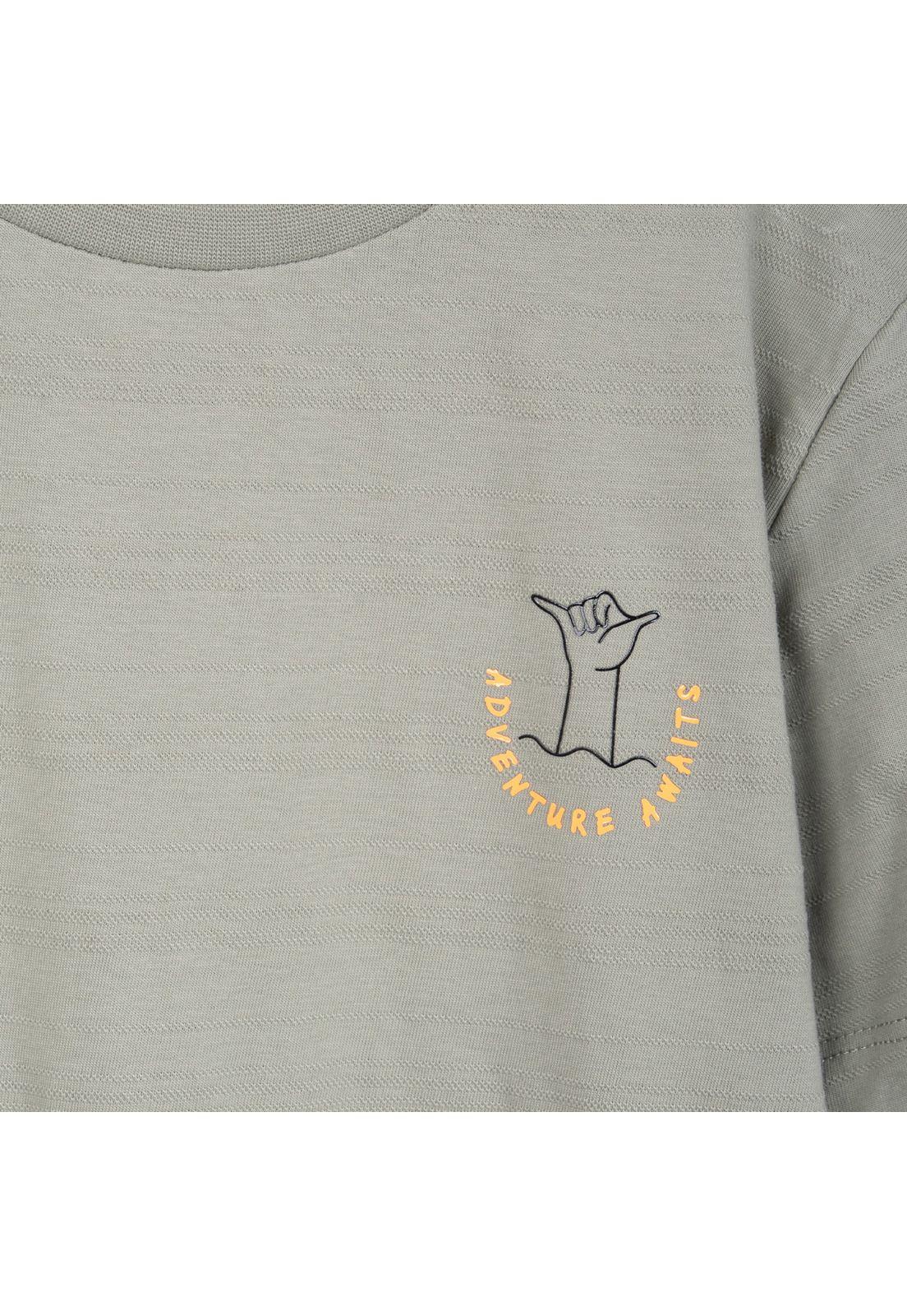 Polera Niño Manga Corta Rayas Safari Pillin-2
