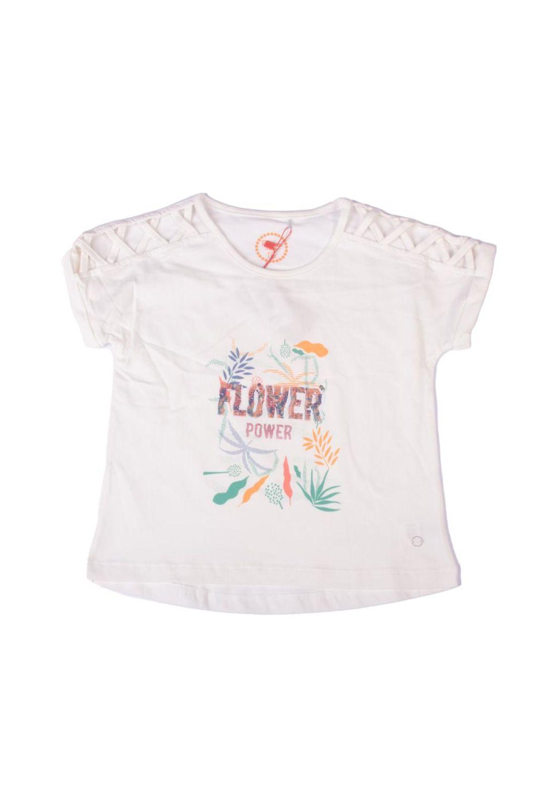 Polera Niña Blanco Pillin-0