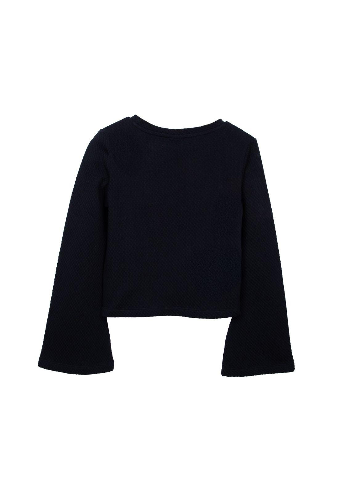 Polera  Pillin Negro Niña (TVD602-26NEG)-1