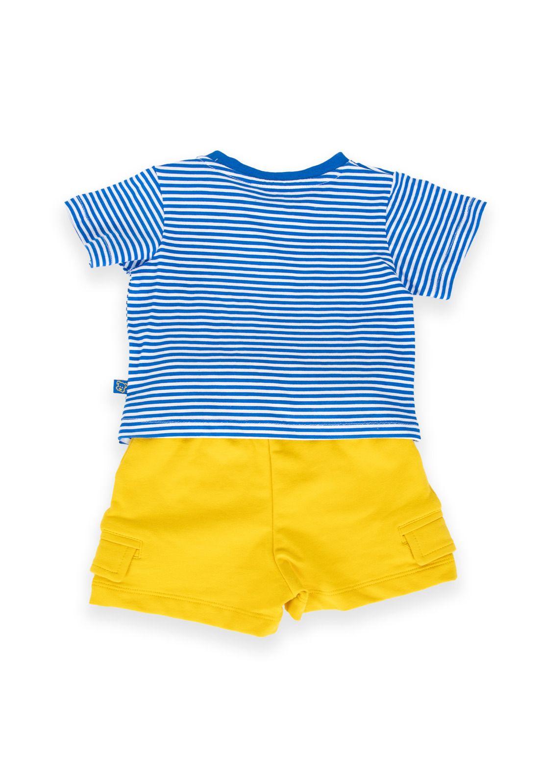 Conjunto Bebé Niño Azul eléctrico Pillin (PVA646-24AZR)-3
