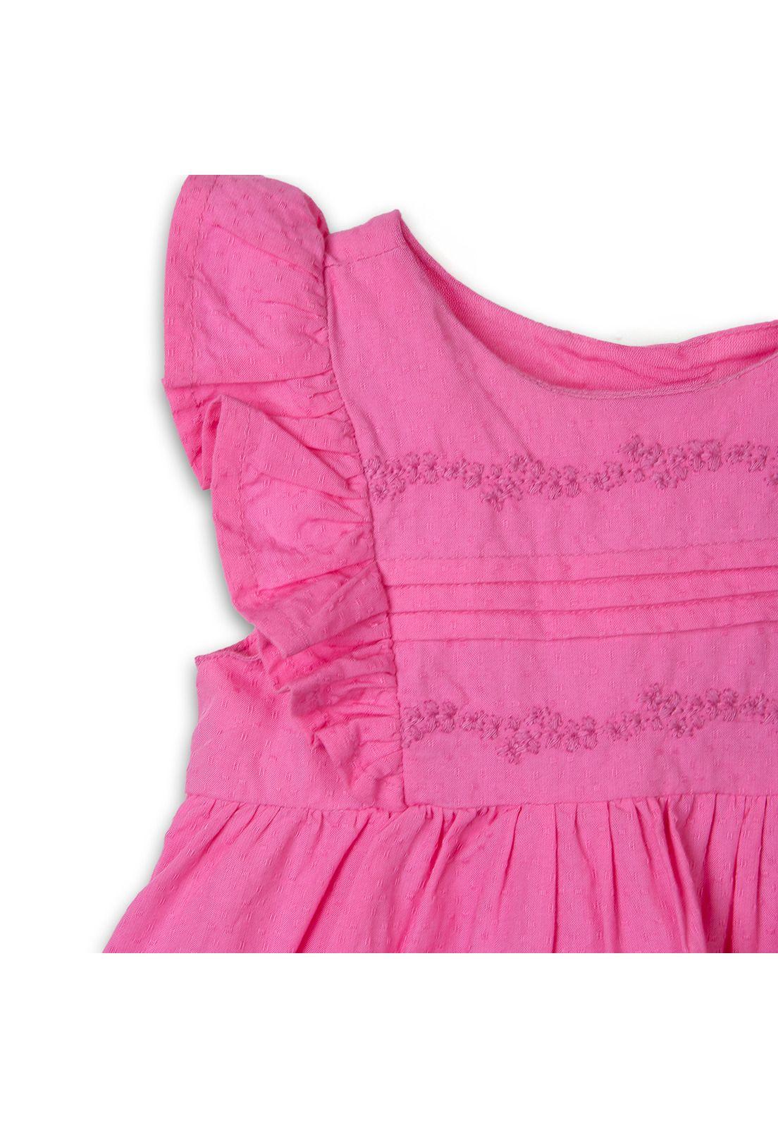 Vestido  Niña Fucsia Pillin (PVC809-25FUC)-2