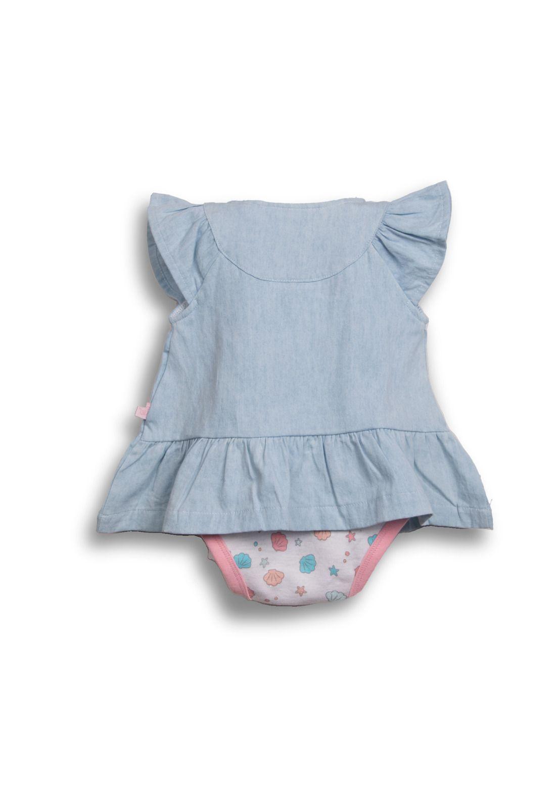 Mameluco Recién Nacido  Denim Pillin (PVC215-25DEN)-2