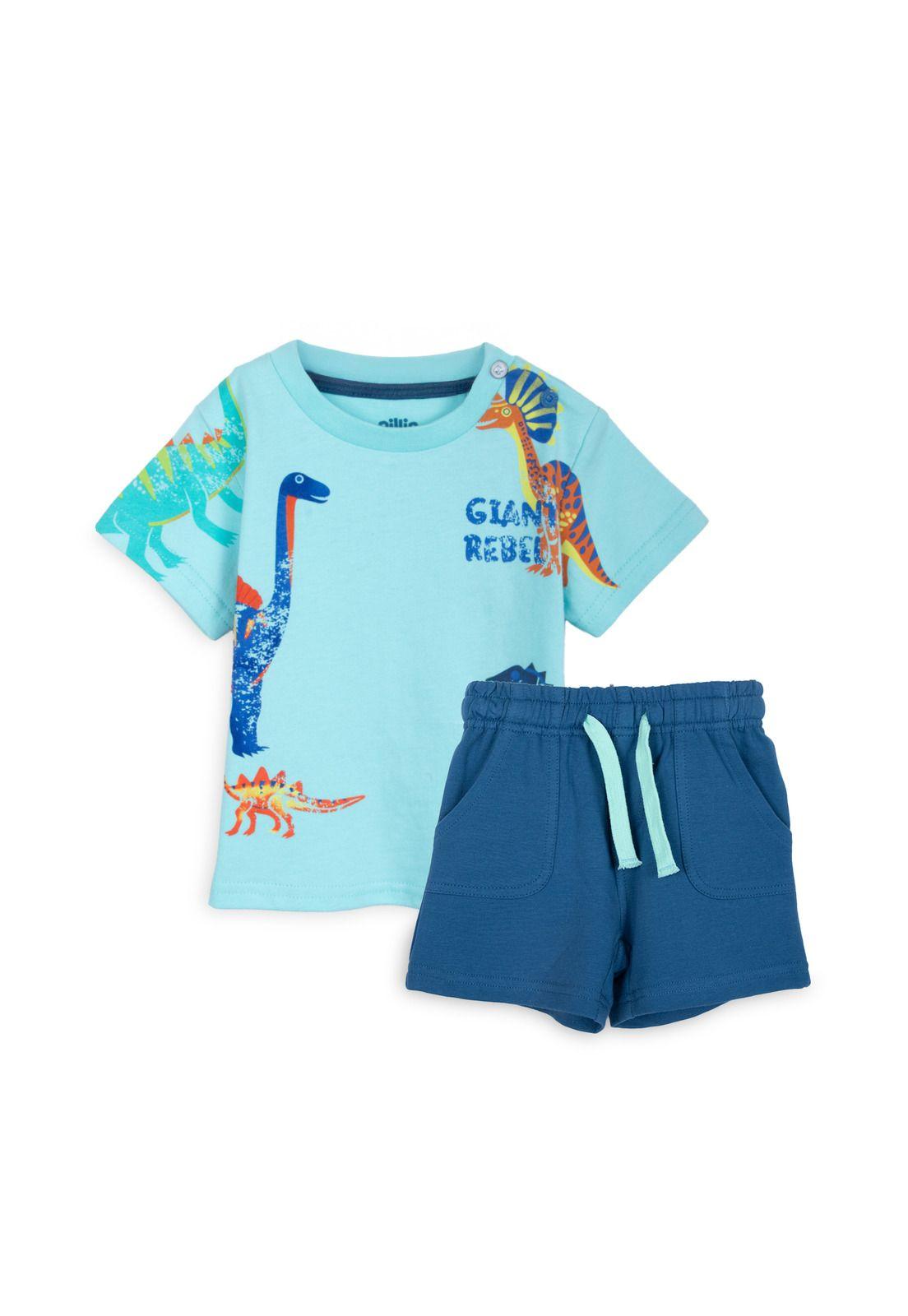 Conjunto Bebé Niño Dinosaurio Calipso Pillin-0