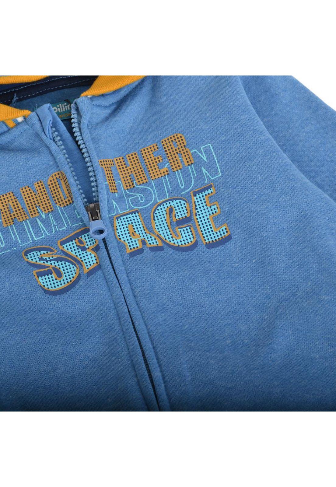 Polerón Bebé Niño Azul petróleo Pillin-1