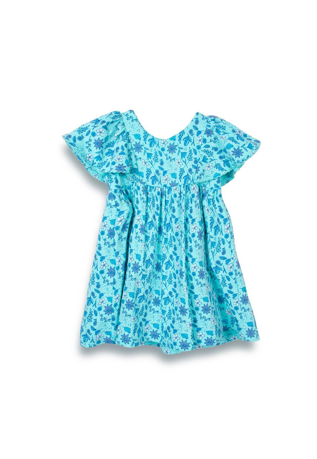 Vestido  Niña Aqua Pillin (PVC613-25AQU)-0