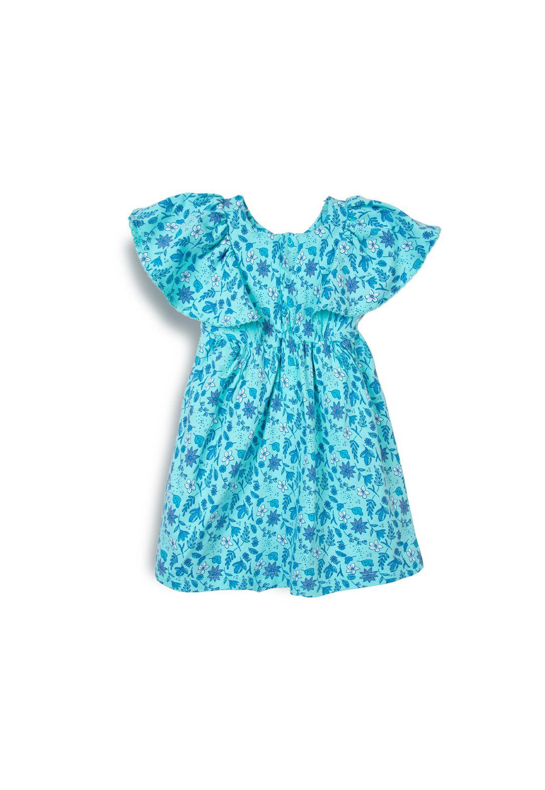 Vestido  Niña Aqua Pillin (PVC613-25AQU)-1