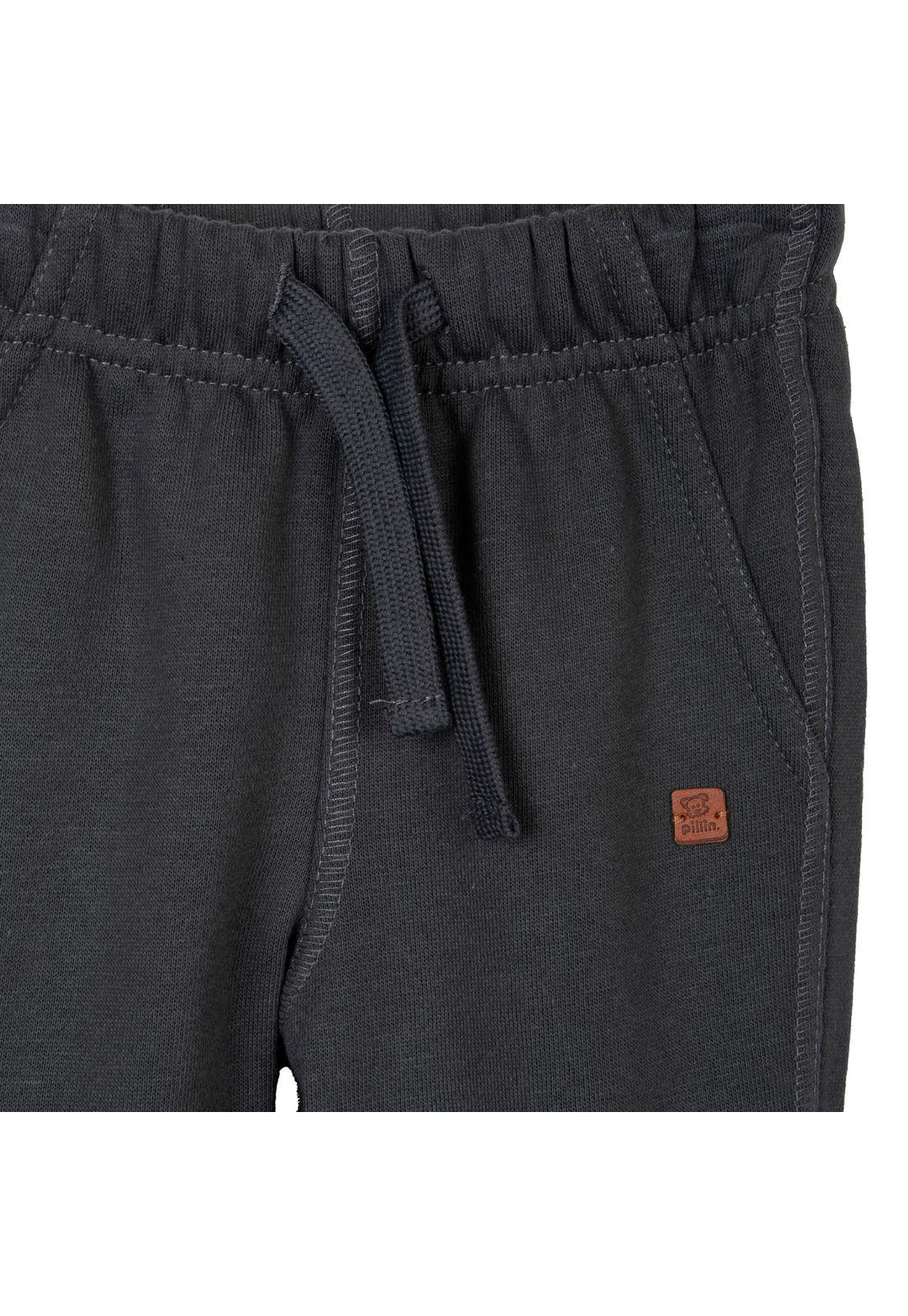 Pantalón Buzo  Niño Gris Pillin (PVD514-26MAR)-2