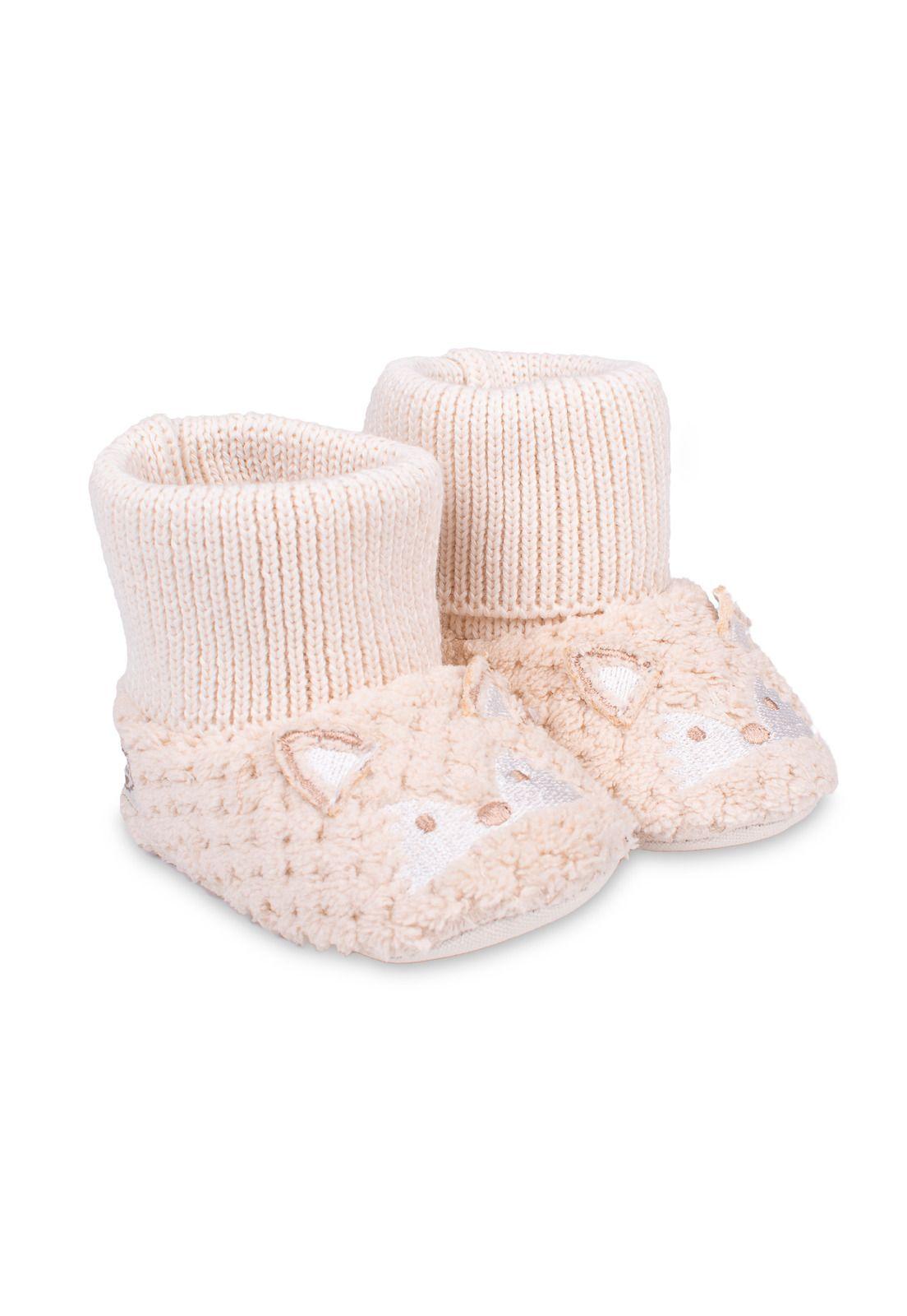 Pantufla Niño Blanco Pillin (PZD104-26BEI)-0