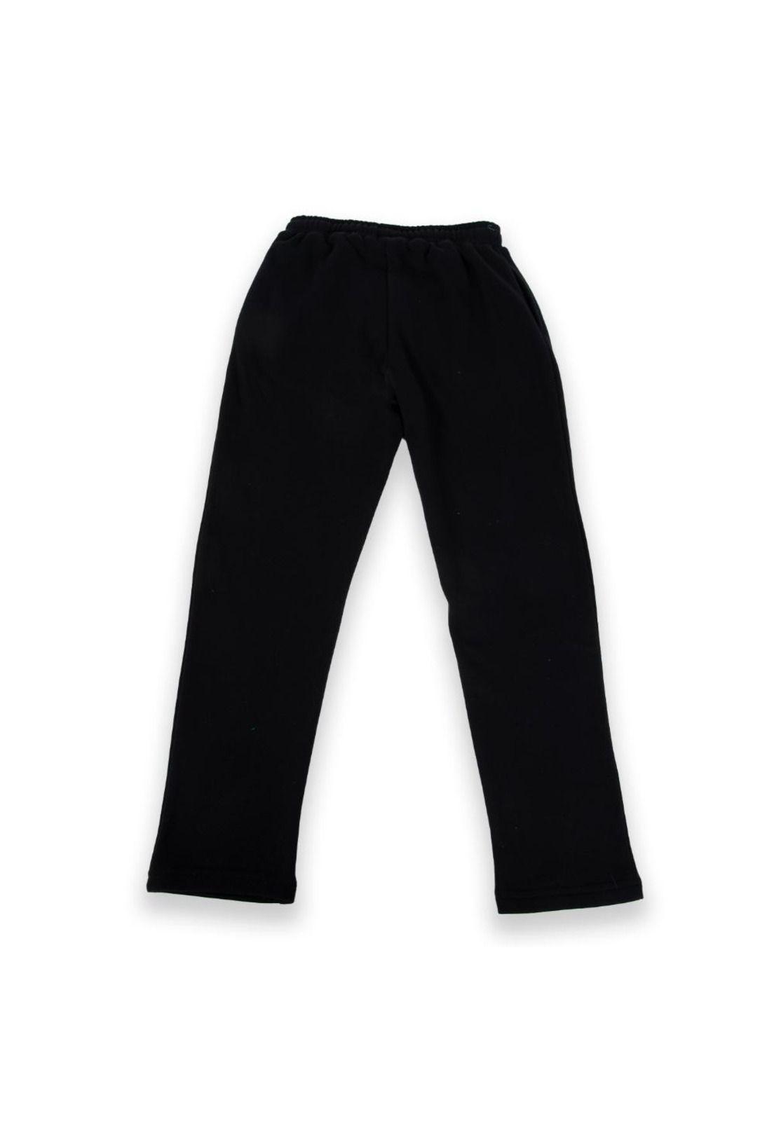 Pantalón Buzo Niño Negro Pillin-2