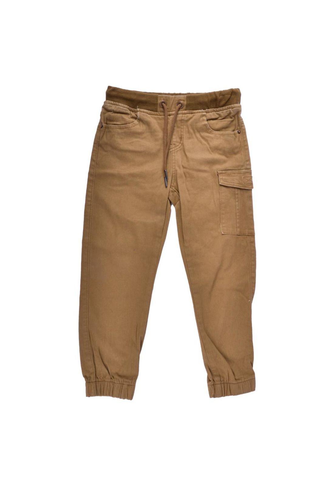Pantalón Niño Café Pillin-0
