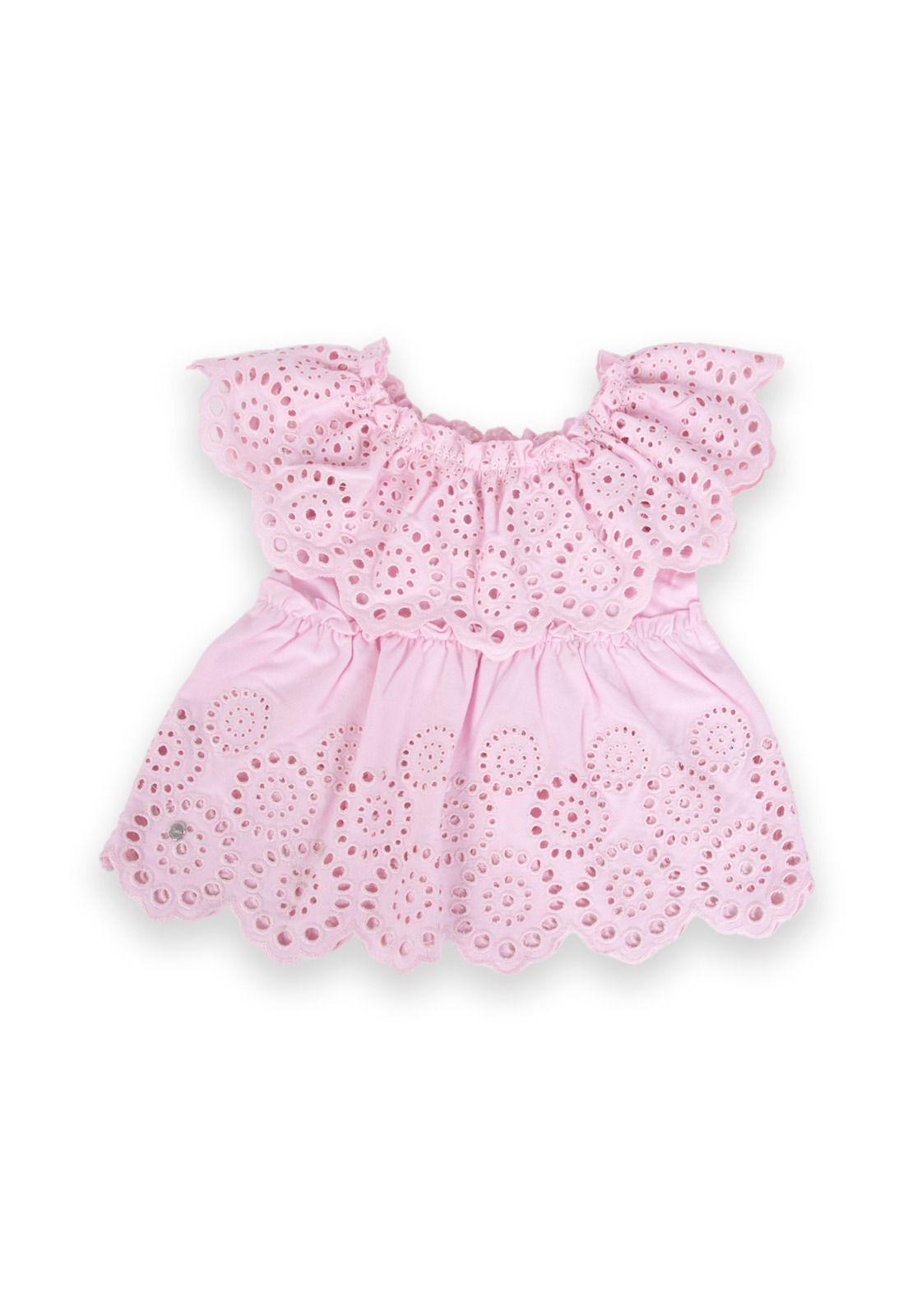 Polera Niña Rosado Pillin-0