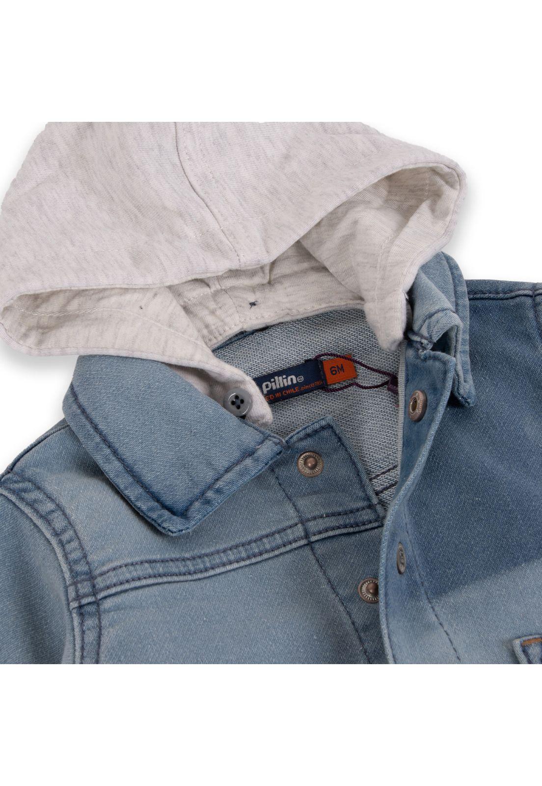 Chaqueta Bebé Niño Denim Pillin (PVA713-24DEN)-1