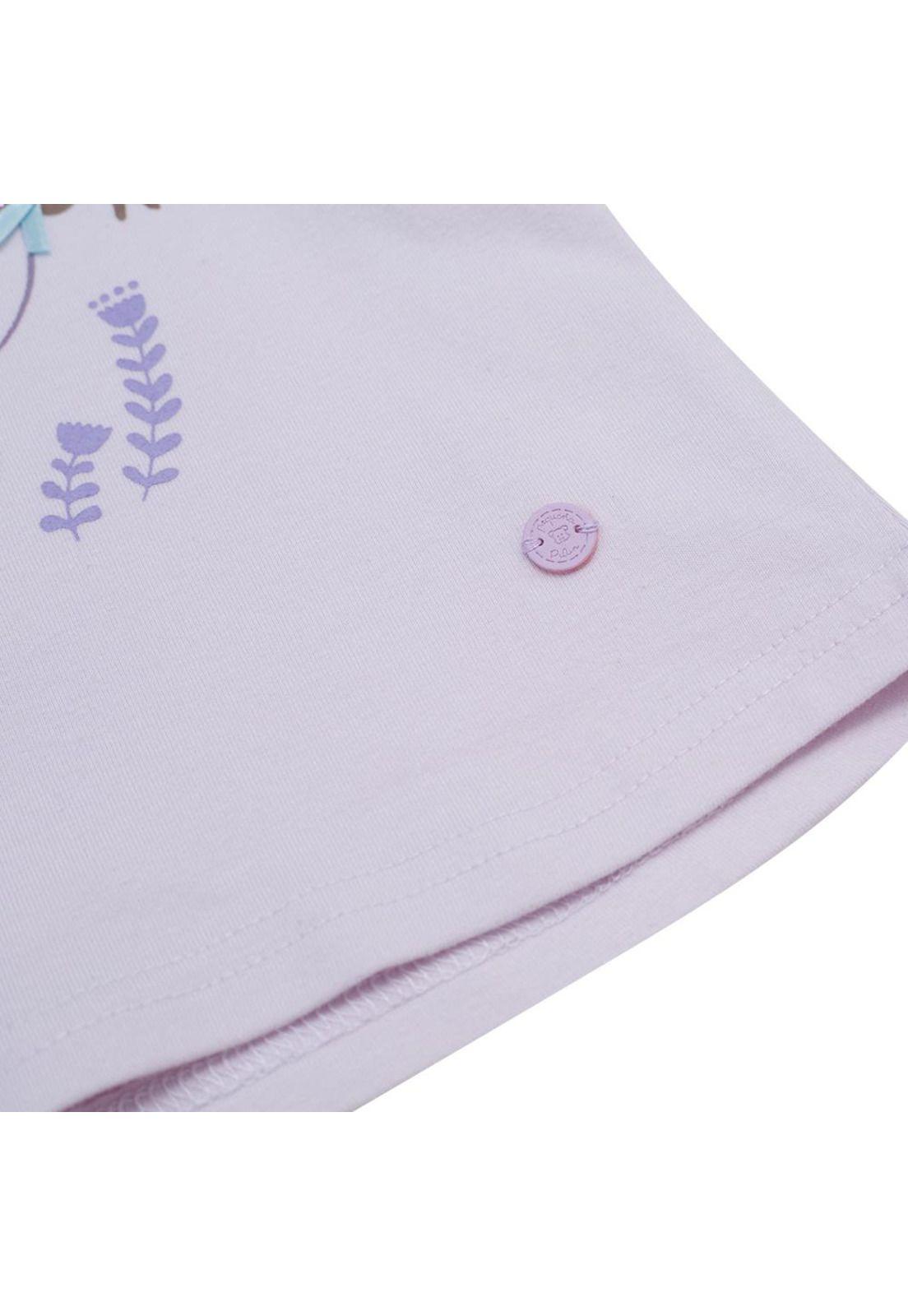Polera Manga Larga Bebé Niña Lila Pillin-3
