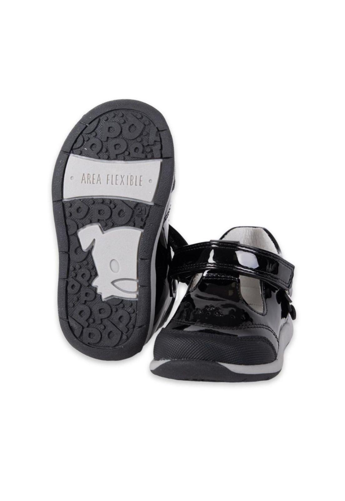 Zapato Clásico Niña Negro Pillin-1