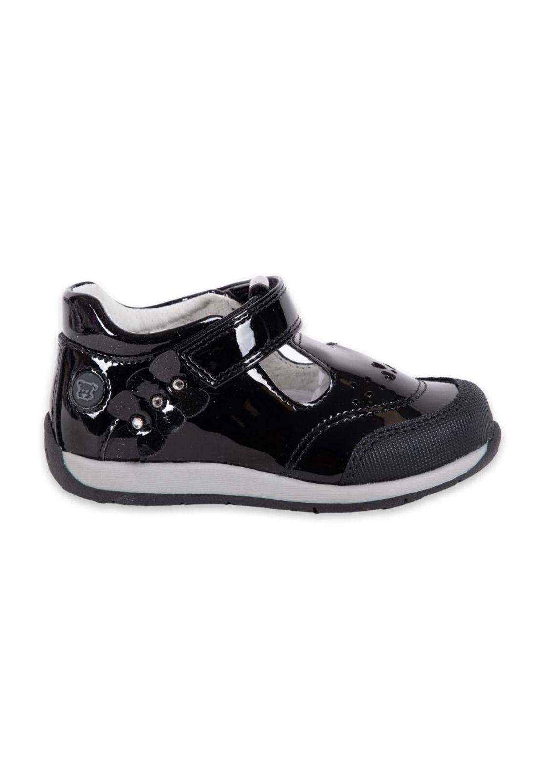 Zapato Clásico Niña Negro Pillin-2